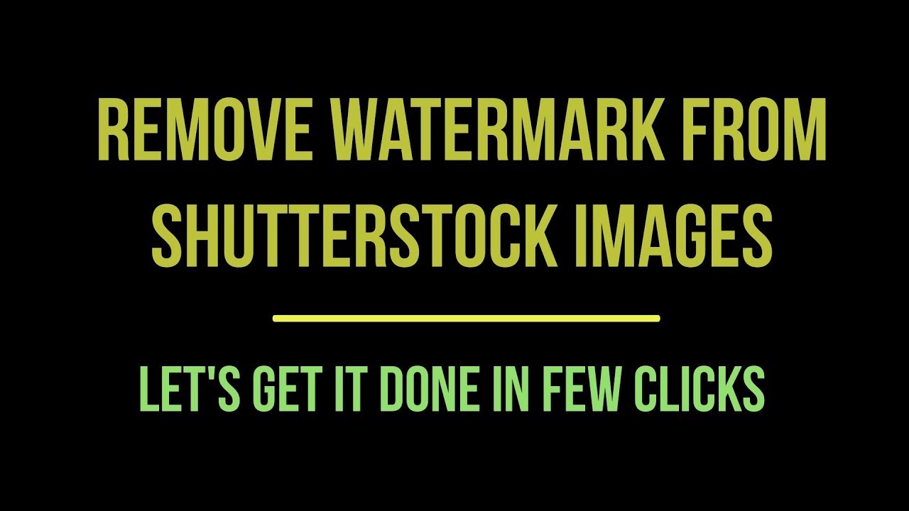 how to remove watermark from photo